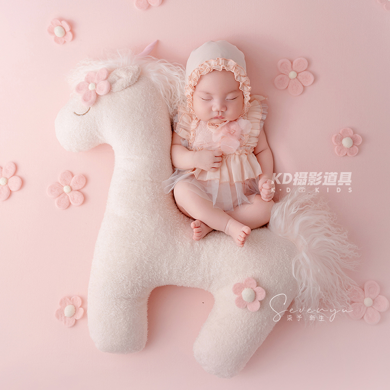 Infant Photography Props Outfit - Cute Unicorn Theme Newborn Photography Props