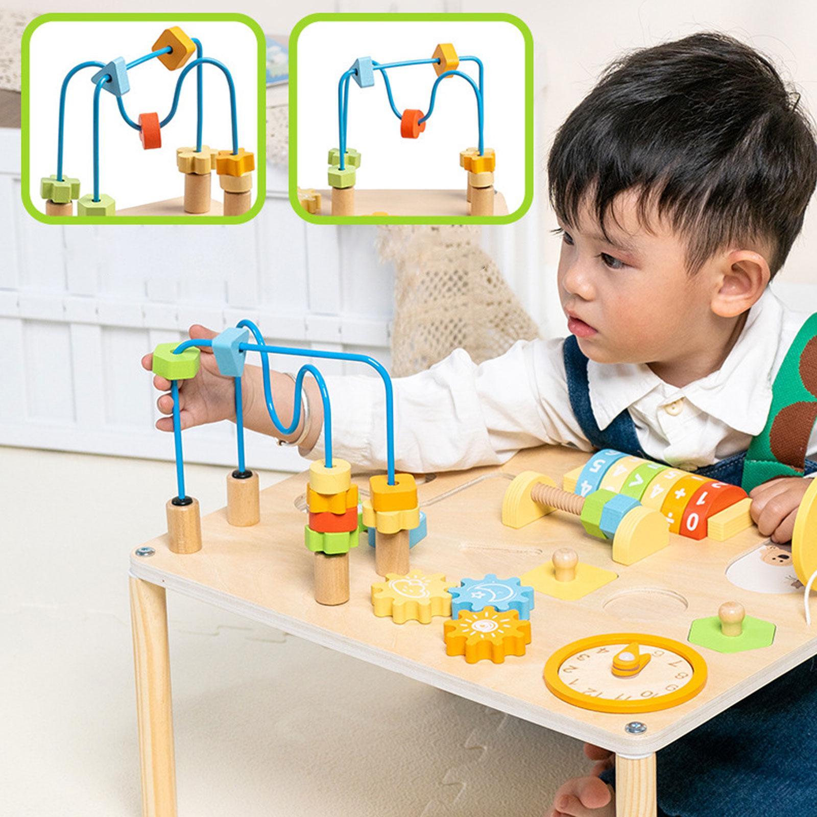 Baby Gear - Activity Table Recognition Educational Gears Blocks